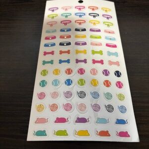 Pet themed happy planner sticker sheet